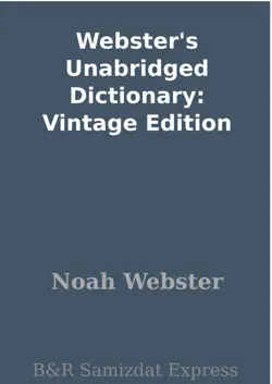 webster's unabridged dictionary: vintage edition book cover image