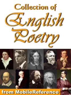 collection of english poetry book cover image