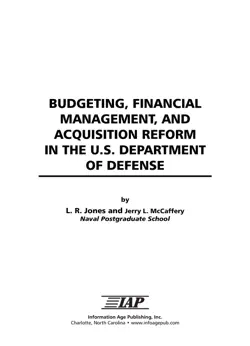 budgeting, financial management, and acquisition reform in the u.s. department of defense book cover image