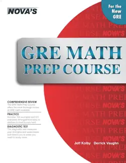 gre math prep course book cover image