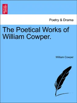 the poetical works of william cowper. book cover image