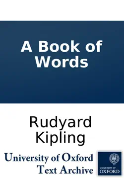 a book of words imagen de la portada del libro
