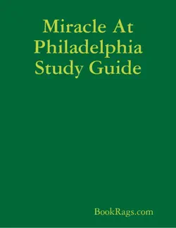 miracle at philadelphia study guide book cover image