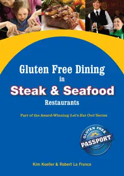 gluten free dining in steak and seafood restaurants book cover image