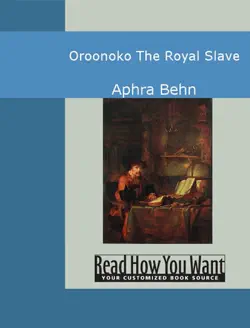 oroonoko book cover image