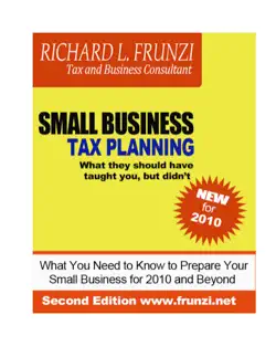 small business tax planning book cover image