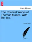 The Poetical Works of Thomas Moore. With life, etc. synopsis, comments