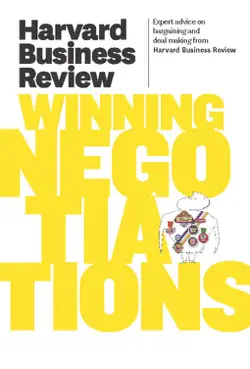 harvard business review on winning negotiations book cover image