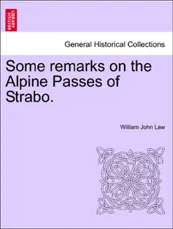 some remarks on the alpine passes of strabo. book cover image