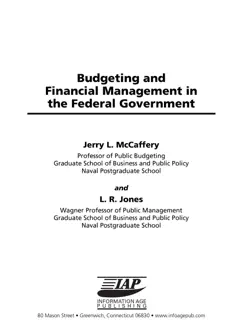 budgeting and financial management in the federal government book cover image