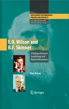 e.o. wilson and b.f. skinner book cover image