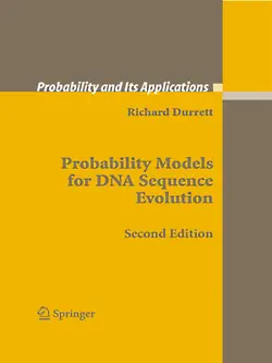 probability models for dna sequence evolution book cover image
