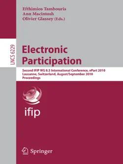 electronic participation book cover image