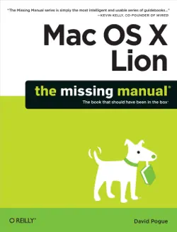 mac os x lion: the missing manual book cover image