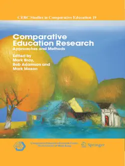 comparative education research book cover image