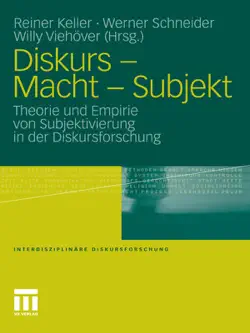 diskurs - macht - subjekt imagen de la portada del libro