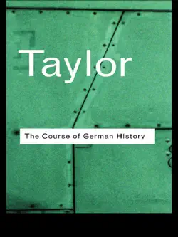 the course of german history book cover image