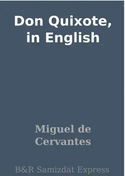 don quixote, in english book cover image