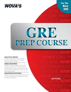 gre prep course book cover image