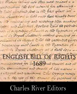 english bill of rights 1689 imagen de la portada del libro