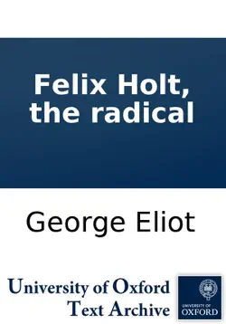 felix holt, the radical book cover image