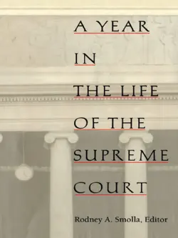 a year in the life of the supreme court book cover image
