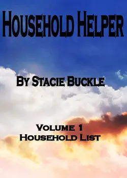household helper vol 1 household list book cover image