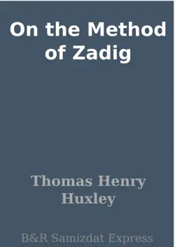 on the method of zadig book cover image