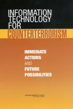 information technology for counterterrorism book cover image