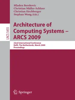 architecture of computing systems - arcs 2009 book cover image