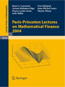 paris-princeton lectures on mathematical finance 2004 book cover image