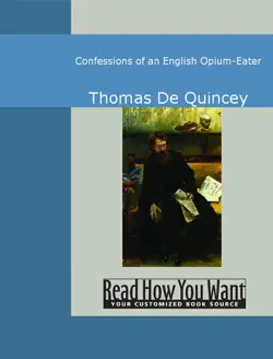 confessions of an english opium-eater book cover image
