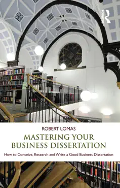 mastering your business dissertation book cover image