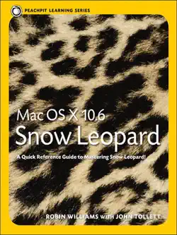 mac os x 10.6 snow leopard: peachpit learning series book cover image