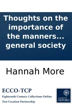 thoughts on the importance of the manners of the great to general society book cover image