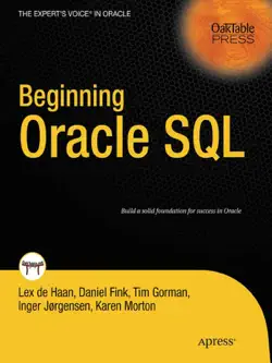 beginning oracle sql book cover image