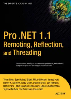 pro .net 1.1 remoting, reflection, and threading book cover image