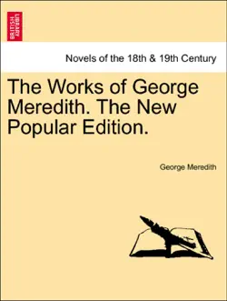 the works of george meredith. revised edition. book cover image