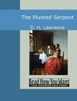 the plumed serpent imagen de la portada del libro