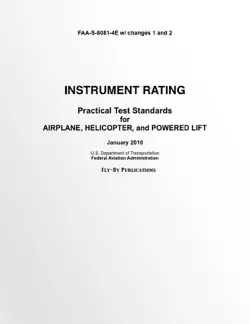 instrument rating practical test standards book cover image