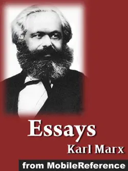 essays by karl marx book cover image