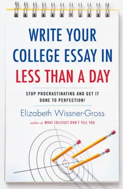 write your college essay in less than a day book cover image