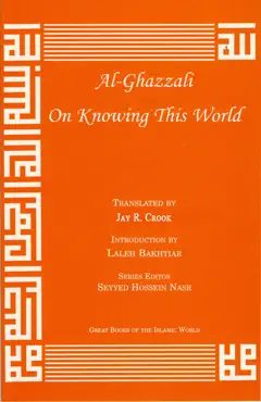 al ghazzali on knowing this world book cover image