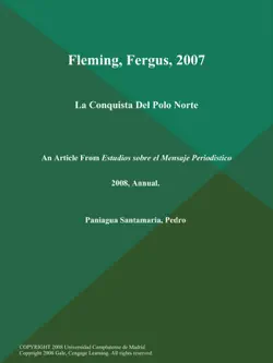 fleming, fergus, 2007: la conquista del polo norte book cover image