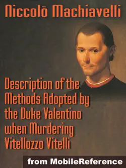 description of the methods adopted by the duke valentino when murdering vitellozzo vitelli book cover image
