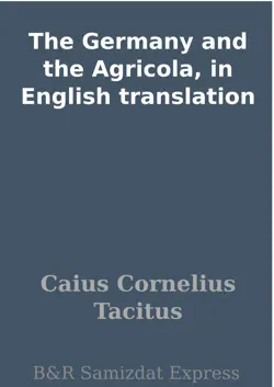 the germany and the agricola, in english translation book cover image