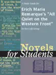 A Study Guide for Erich Maria Remarque's "All Quiet on the Western Front" sinopsis y comentarios