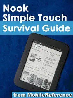 nook simple touch survival guide book cover image