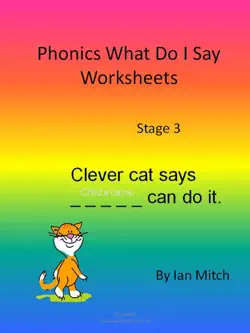 phonics what do i say worksheets book cover image