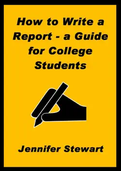 how to write a report: a guide for college students book cover image